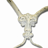 Old Iron Bed White Chipped Antique Finish (17647 bytes)