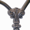 Old Iron Bed Black Smythe Antique Finish (23919 bytes)