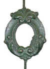Antique Bed Dark Verde Gris Antique Finish (13292 bytes)
