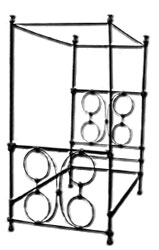 Antique Iron Canopy Twin Bed