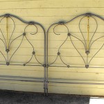 iron bed /Raised Footboard iron bed /Raised Footboard