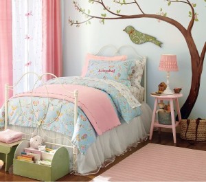 Twin Size Bedding  Girls on First  Big Girl  Bed