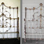 iron bed - cleaned & sealed iron bed - cleaned & sealed