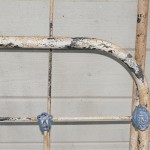 iron bed - crackle finish iron bed - crackle finish