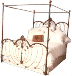 Antique Iron Bed Canopy Conversion