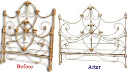 Antique Bed Before and After Image 5 (33146 bytes)