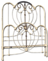 Antique Iron Bed King Conversion