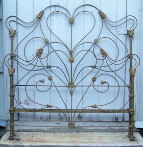 The Art Nouveau Iron Bed