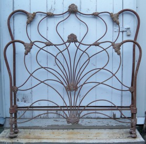 The Art Nouveau Iron Bed