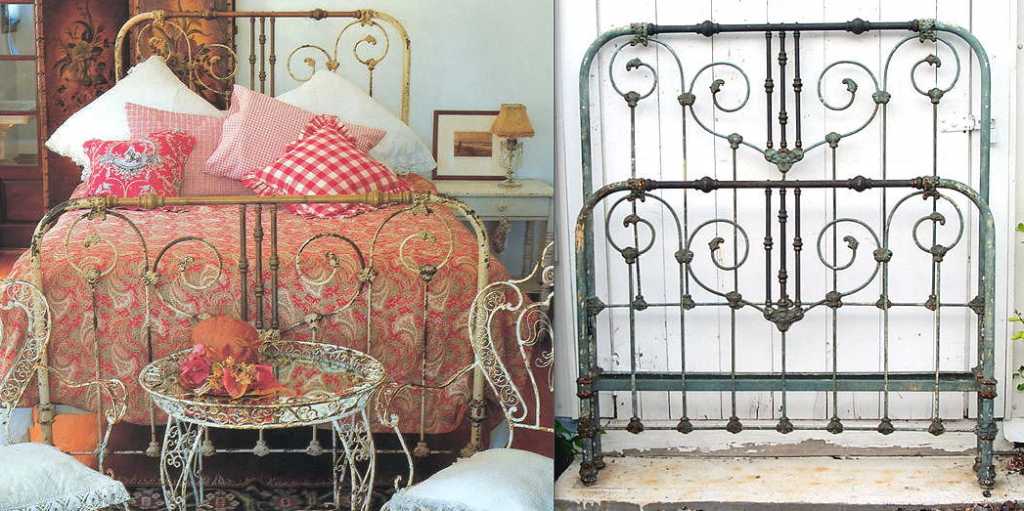 Making an Old Iron Bed Look Old