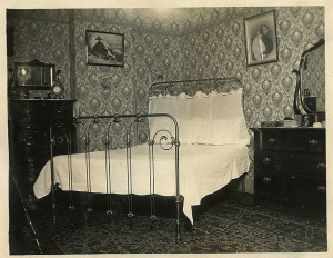 Old Time Iron Bed Advertising