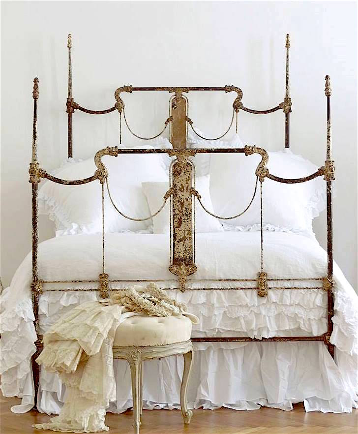 vintage antique brass beds