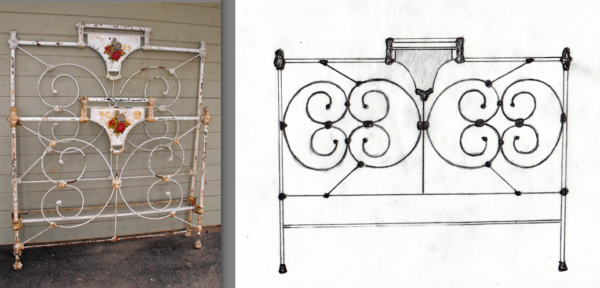 Antique Iron Bed