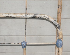 Crackle Finishes on Antique Iron Beds