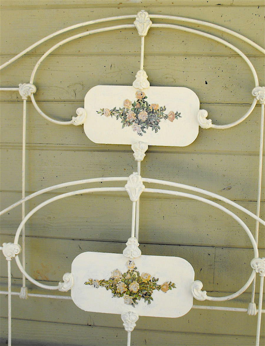iron bed floralsJPG Antique Iron Bed