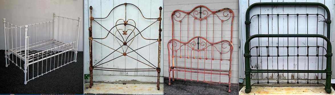 Bed Sizes Antique Iron Beds, Vintage Cast Iron Twin Bed Frame