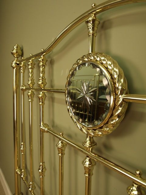 mirrored iron beds Antique Iron Bed