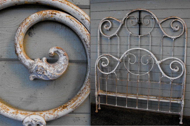 Picture 8 Antique Iron Bed