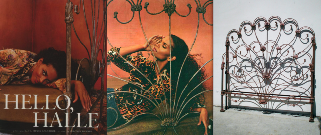 Picture 1 Antique Iron Bed