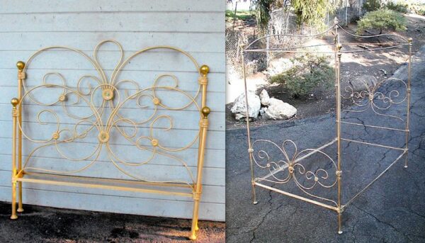 Princess Canopy Iron Bed Conversion Iron Bed