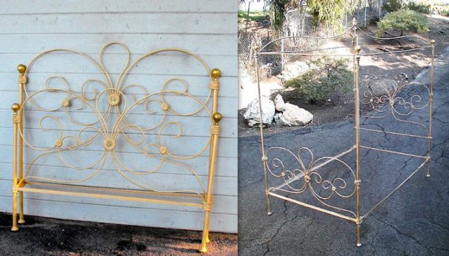 Princess Canopy Iron Bed Conversion Iron Bed