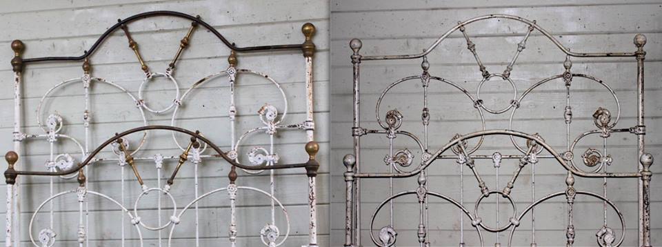 Painted Brass Cathouse Beds