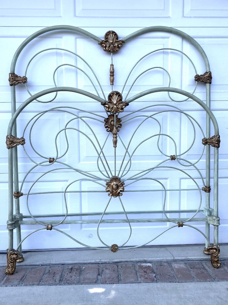 "Transitional" Style Antique Iron Bed Cathouse Antique Iron Beds