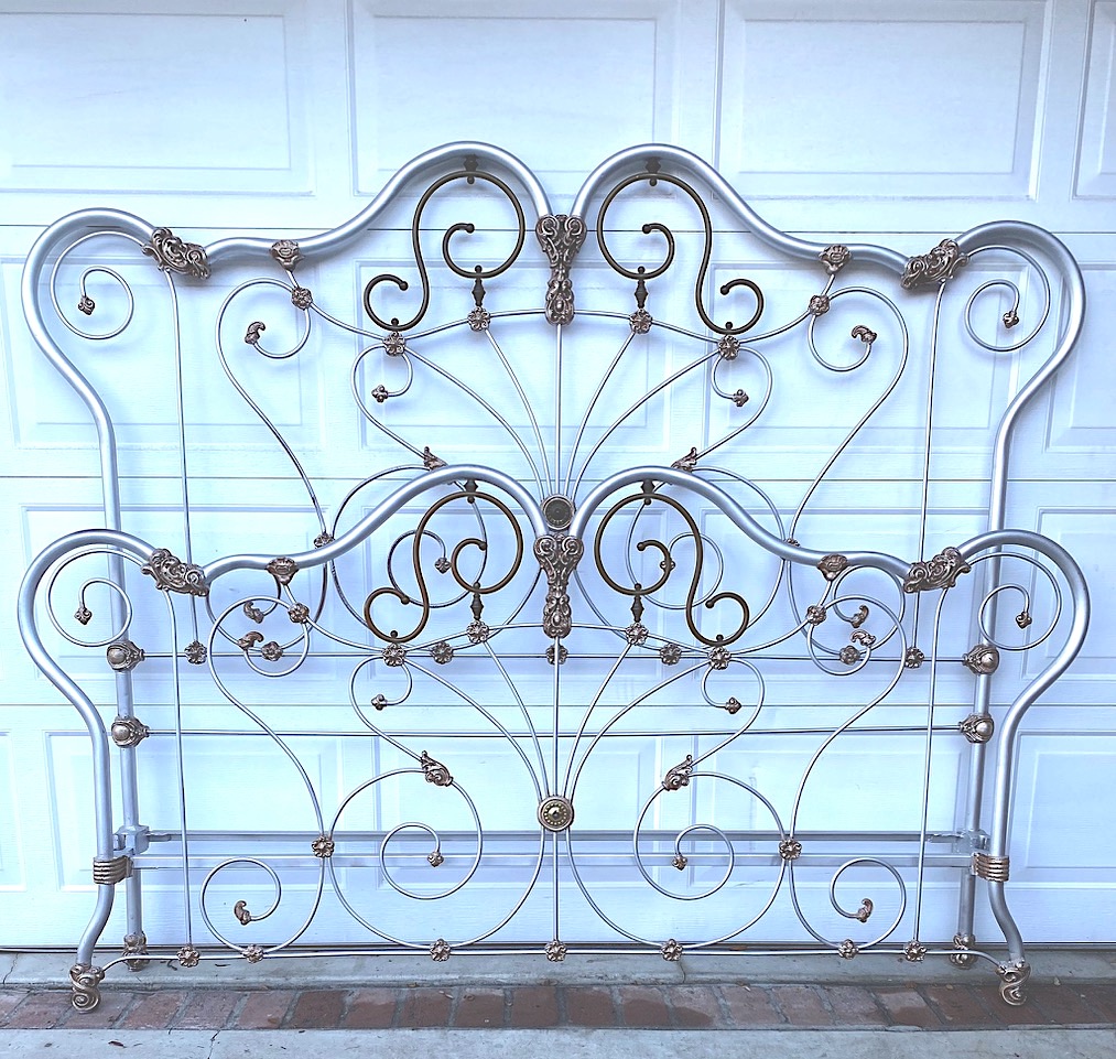 Converting an Antique Iron Double Bed to a Modern King Size