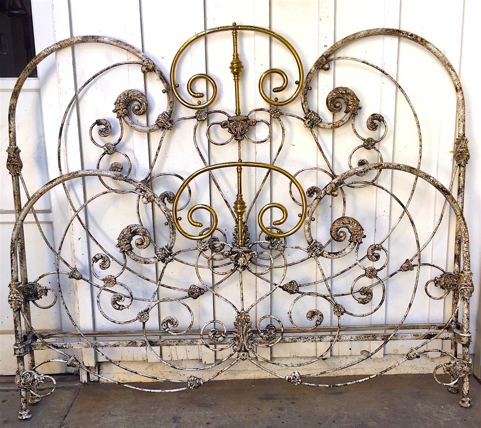 Converting an Antique Iron Double Bed to a Modern King Size