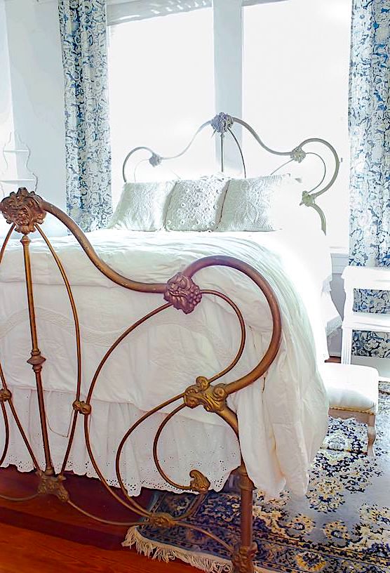 Beautiful iron beds sales