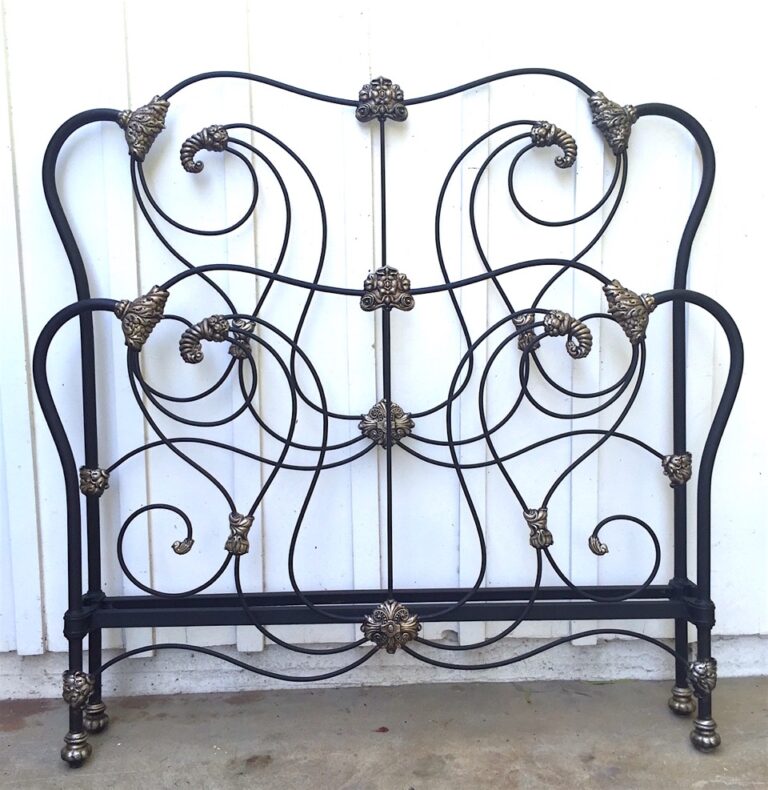 Tracing the French Legacy in Antique Iron Bed Designs