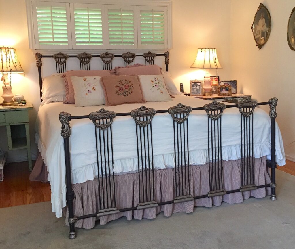 Transformation of Antique Double Beds into Modern King Size