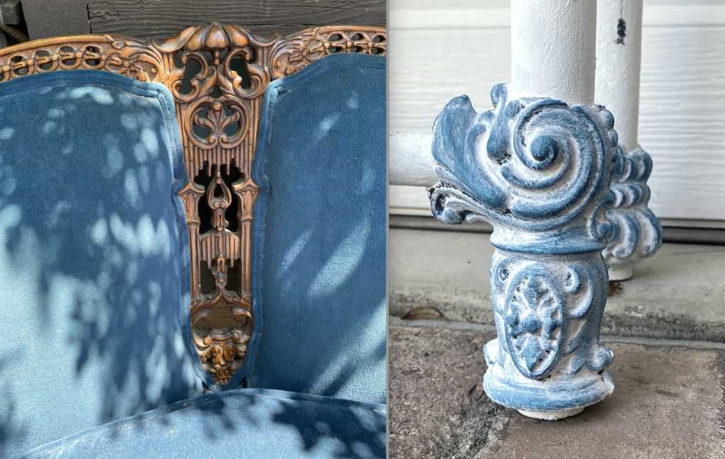 Faux' Antique Finishes on Antique Iron Beds