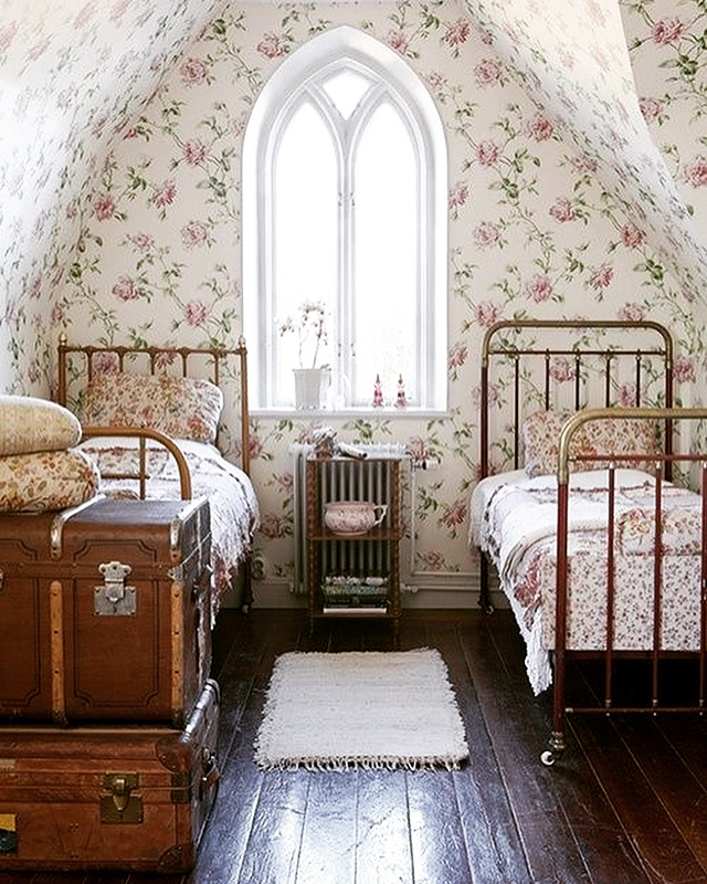 Antique Iron Beds in the Cottage Core Aesthetic