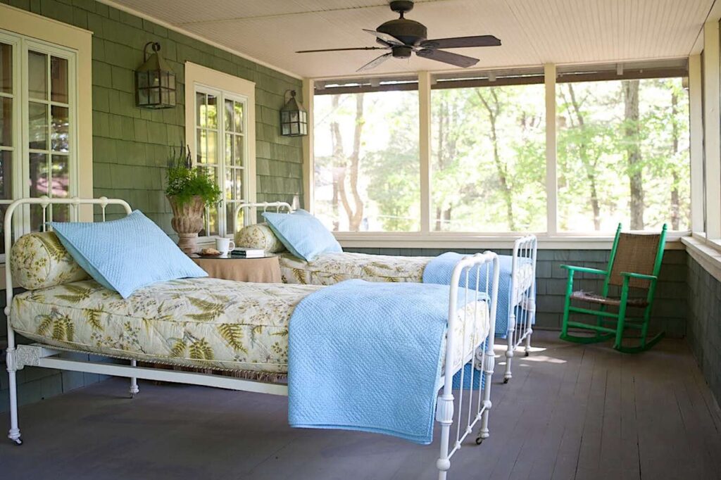 Antique Iron Beds in the Cottage Core Aesthetic