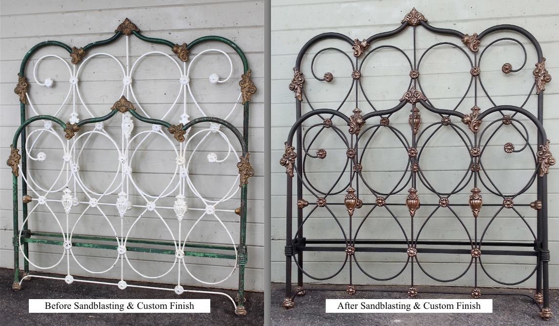 How to Refinish an Antique Iron Bed | Cathouse Antique Iron Beds