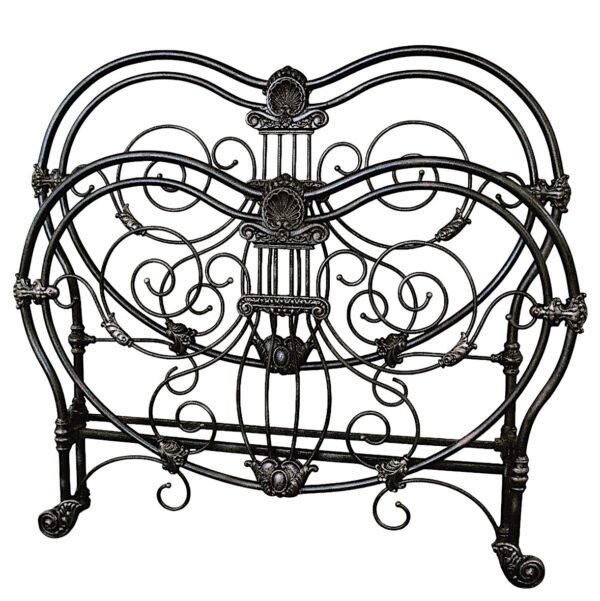 antique iron bed – Victorian Scrolled