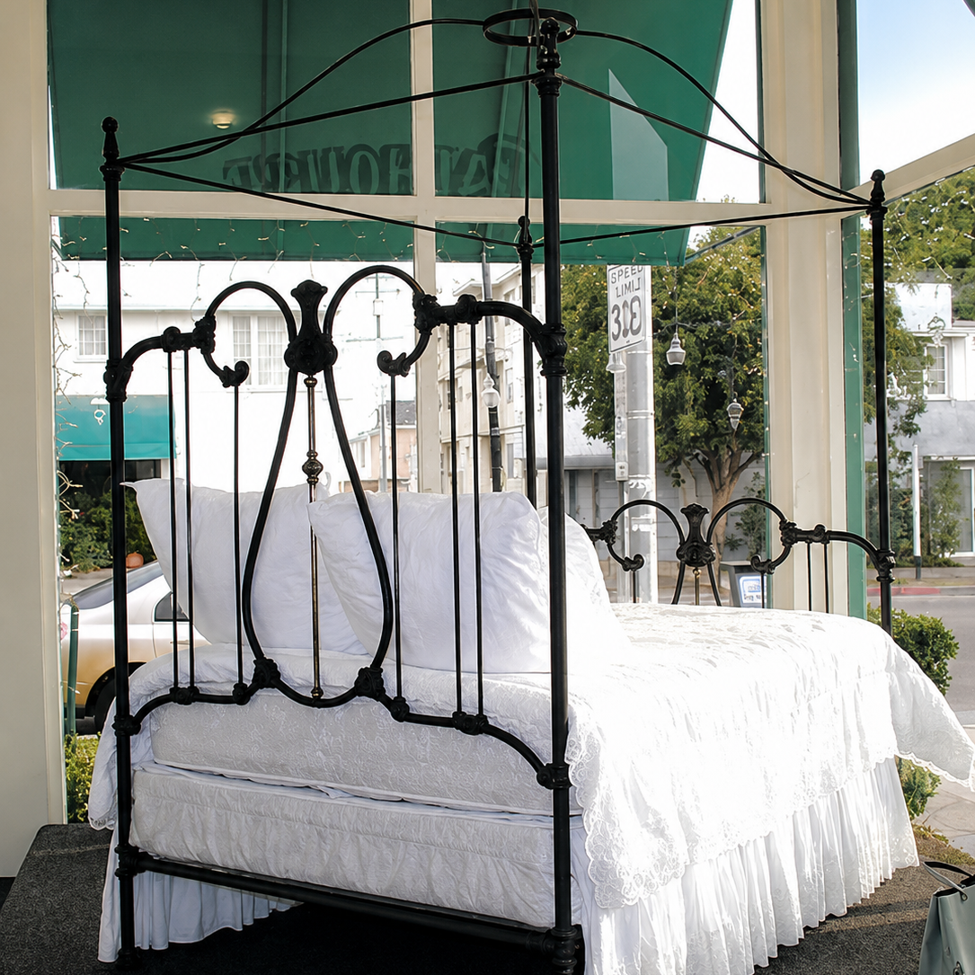 full-height-box-spring-antique-canopy-bed